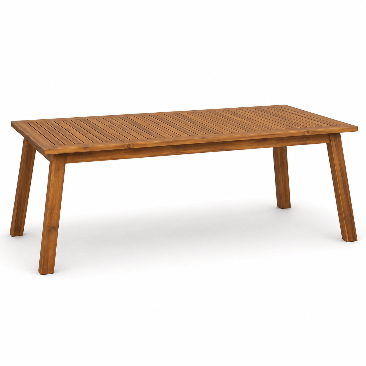Table repas en acacia naturel 180x90x75 cm