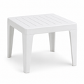 Table de piscine en résine blanche 46x46x45 cm