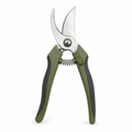 Sécateur à lame franche inox poignée olive 21 cm