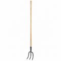 Cultivateur trois dents acier manche frêne 140 cm